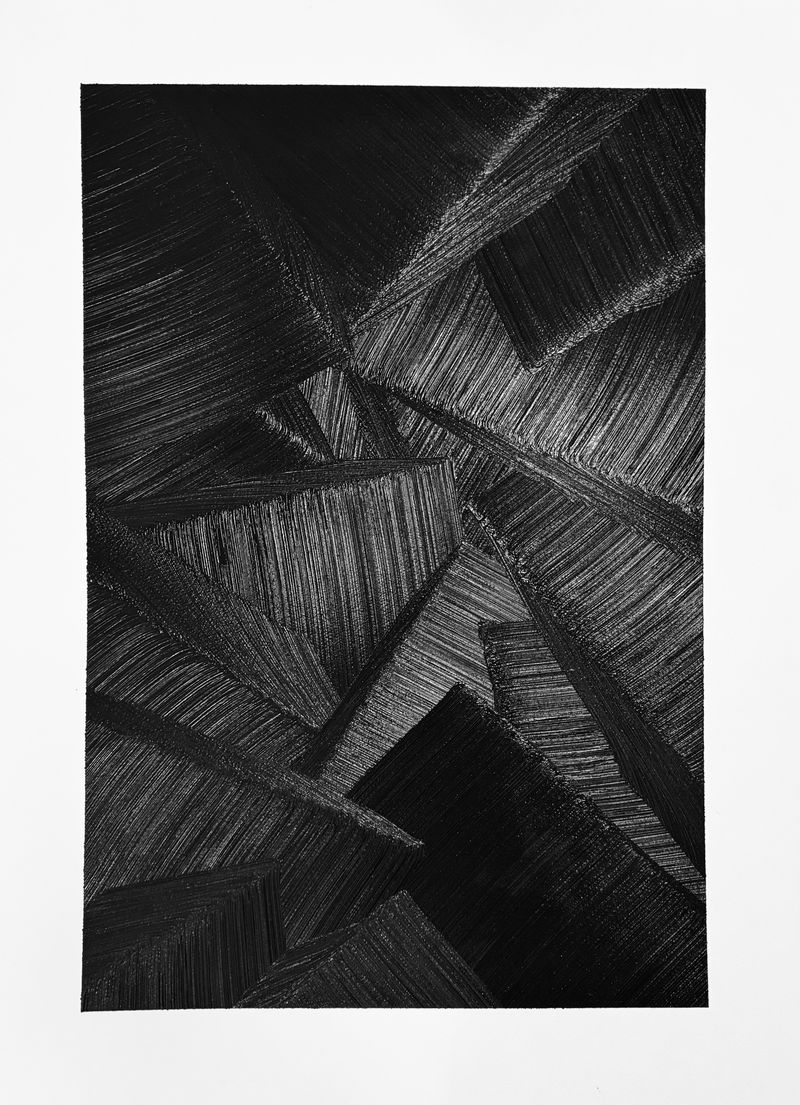 Arches 6 - Huile sur papier Arches - 66x86 cm